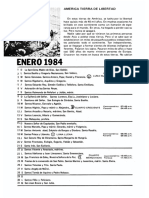 03 Calendario 1984 y Santoral América Tierra de Libertad