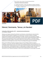 Nimrod, Semíramis, Tamuz y La Navidad - Pensamiento Pentecostal Arminiano