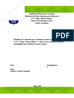 Identificación de materiales contaminantes y su uso en manualidades para embellecer la UE Diego Jiménez Salazar