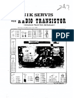 Teknik Servis Radio Transistor