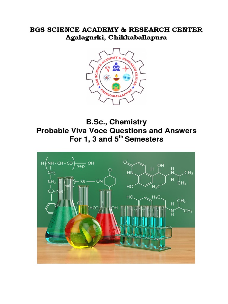Viva Questions For Odd Semesters PDF Chemistry Titration