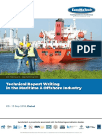 Technical Report Writing in The Maritime & Offshore Industry