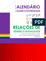 CALENDARIOS ACOLHER A DIVERSIDADE 2022 Genero e Sexualidade