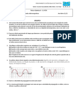 FICHA 7 - Ondas, Eletromagnetismo e Ondas Eletromagnéticas