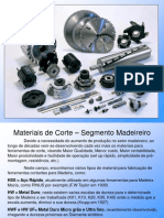 Materiais de Corte para o Setor Madeireiro