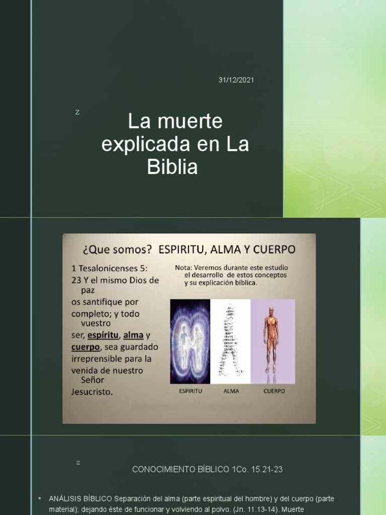 Muerte y alma según la Biblia | PDF | Alma | Muerte