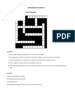 Crucigrama Geográfico 1