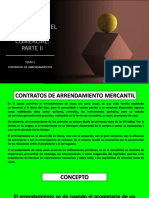 Contrato de Arrendamiento Mercantil