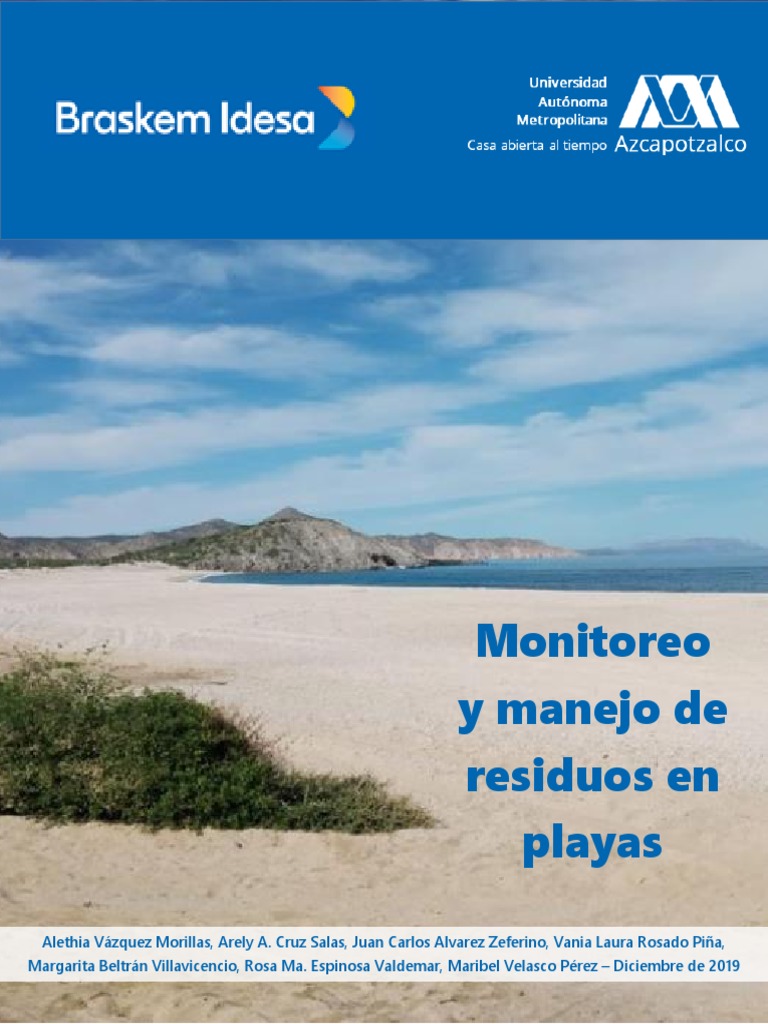 Monitoreo de Residuos en Playas | PDF | Residuos | México
