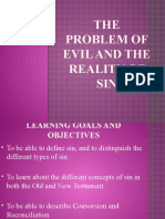 THE Problem of Evil and The Reality of SIN
