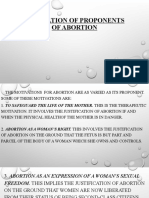 Lesson 11 Motivation of The Proponents of Abortion