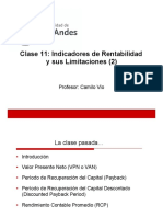 Clase #11 Indicadores de Rentabilidad 2