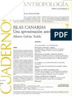 Galvan Tudela A. 1987 Islas Canarias. Una Aproximacion Antropologica