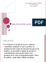 Medicina Legal. Delitos Sexuales