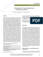 Microbial Therapeutics in Neurocognitive and Psychiatric Disorders