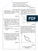 3er Ex. Parcial Virtual Física I 2021-II