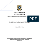 2001 - Thesis - Speckle Noise Reduction in SAR Images