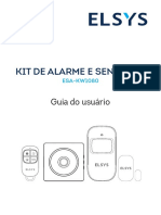 GUIA RAPIDO - KIT ALARME WIFI - ESA KW1080 - Livreto