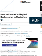 How to Create a Cool Digital Background in Photoshop (The Easy Way!)