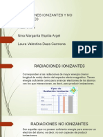 Radiaciones Ionizantes y No Ionizantes