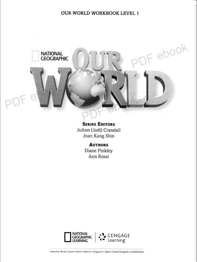 Our World 1 Workbook PDF