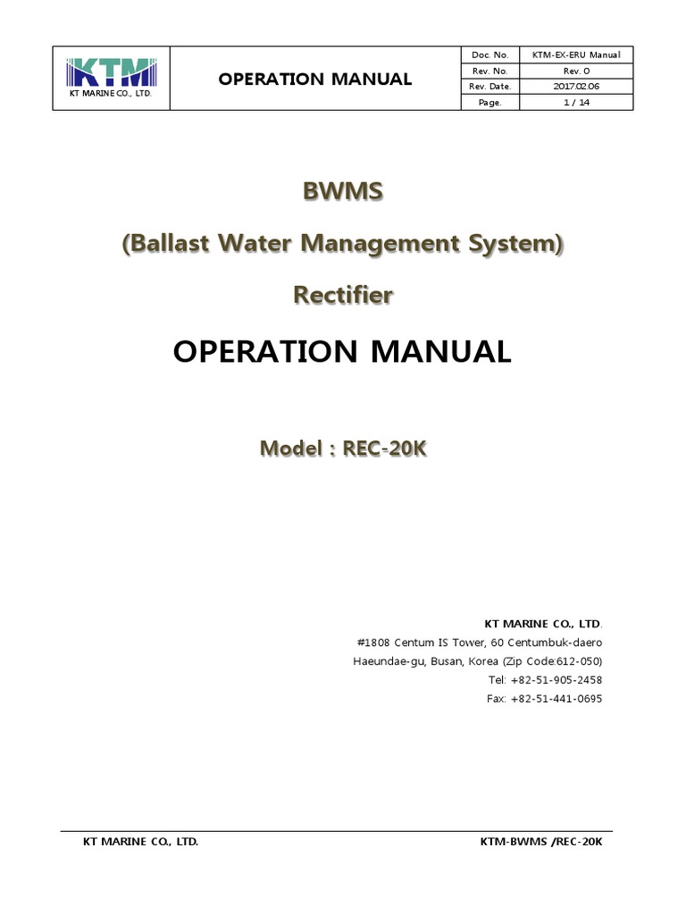 MANUAL of REC-20K - ENG-Rev.0 | PDF | Rectifier | Physical Quantities
