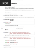 Lecture On Dictionaries - Jupyter Notebook