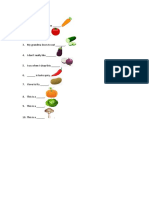 Latihan Soal Vegetables