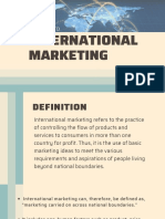 Introduction to the Key Concepts of International Marketing