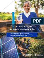 Unicef Water Mission Sistemas de Agua Mediante Energia Solar Documento Guia para El Diseno y La Instalacion 2020