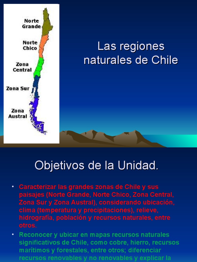 Zonas Naturales y Recursos de Chile | PDF | Temblores | Clima