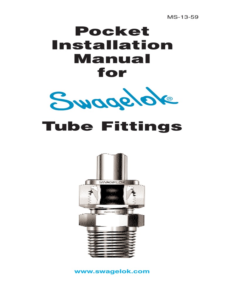 Swagelok Installation Manual PDF Pipe (Fluid Conveyance) Strength