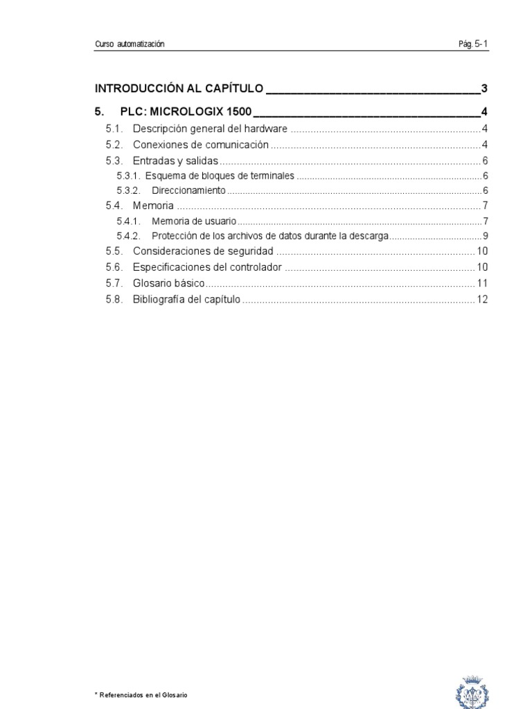 Micrologix 1500 PDF Controlador lógico programable Transformador