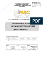 MAC-CTMM-ITT-001 Obras e Instalaciones Provisionales Rev00