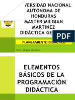 Planeamiento Didactico, Elementos Basicos y Basado en Competencias