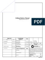 Lithium Battery Manual: Approvals Contributing Author(s) Date