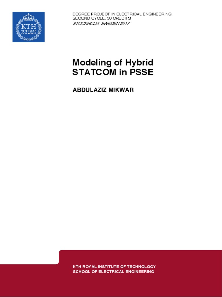 Modeling of Hyybrid STATCOM in PSSE | PDF | Power Electronics | Capacitor
