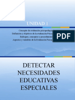 unidad 1... evaluación psicopedagógica