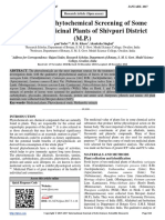 Qualitative Phytochemical Screening of Some Selected Medicinal Plants of Shivpuri District (M.P.)