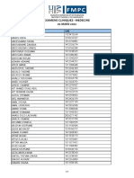 Examens Cliniques - Medecine 02 MARS 2022: Nom & Prénom CNE