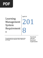 LMS Functional and Non - Functional Requirements