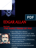 Edgar Allan POE: "I Became Insane, With Long Intervals of Horrible Sanity "