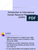 Introduction To International Human Resource Management (IHRM)