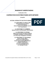 Memorandum of Understanding: Cooperative Ecosystem Studies Units Network MOU (2017-2023) Page 1 of 28