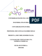 Catálogo de Cuentas JURP