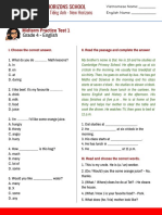 Grade 3 English Assessment Term 3 | PDF | Language Arts & Discipline
