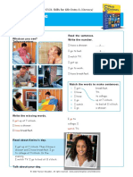 Worksheet: Daily Routine