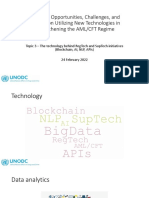 Webinar: Opportunities, Challenges of RegTech & SupTech in Strengthening AML/CFT