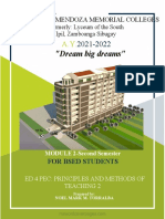 "Dream Big Dreams": Dr. Aurelio Mendoza Memorial Colleges