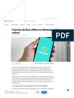 2 - 6 Formas de Ficar Offline No WhatsApp (Não Aparecer o Online) - TecMundo